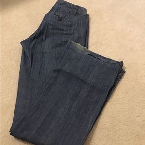 The Limited 2R denim trousers, wide leg cut